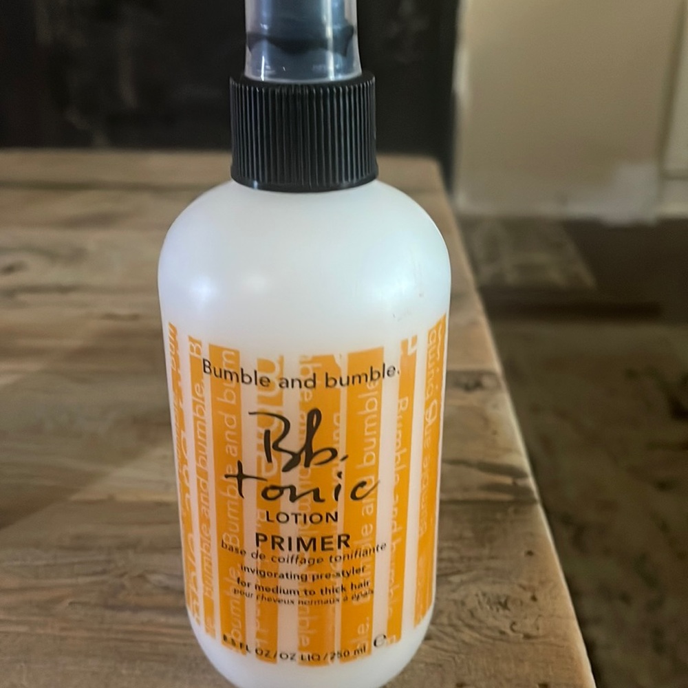 Bumble and bumble tonic lotion primer for medium too thick hair